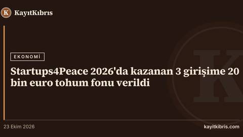 Startups4Peace 2026'da kazanan 3 girişime 20 bin euro tohum fonu verildi
