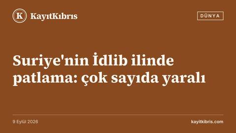 Suriye'nin İdlib ilinde patlama: çok sayıda yaralı
