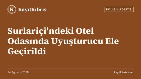 Surlariçi'ndeki Otel Odasında Uyuşturucu Ele Geçirildi