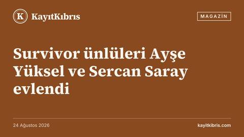Survivor ünlüleri Ayşe Yüksel ve Sercan Saray evlendi