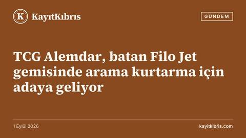 TCG Alemdar, batan Filo Jet gemisinde arama kurtarma için adaya geliyor