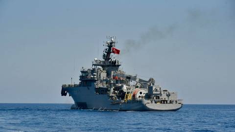 TCG Işın kurtarma ve yedekleme gemisi faaliyetlerini sürdürüyor