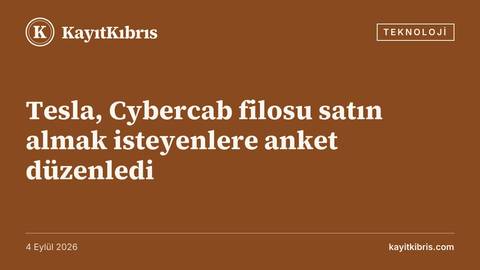 Tesla, Cybercab filosu satın almak isteyenlere anket düzenledi