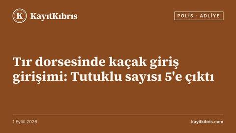Tır dorsesinde kaçak giriş girişimi: Tutuklu sayısı 5'e çıktı