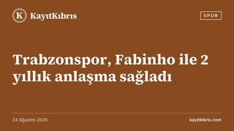 Trabzonspor, Fabinho ile 2 yıllık anlaşma sağladı