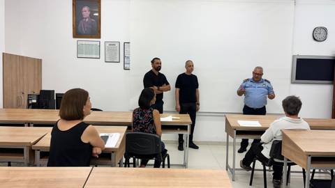 Trafik Eğitim Parkı eğitmenleri Polis Okulu'nda kurs aldı
