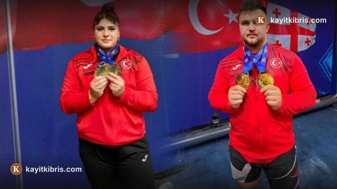 Tuana Süren ve Selahattin Altın Avrupa Halter Şampiyonası'nda 5 altın kazandı