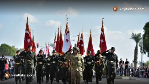 Türkiye Cumhuriyeti'nin 103. kuruluş yıl dönümü KKTC'de törenlerle kutlanıyor