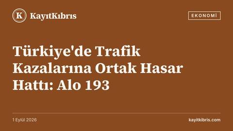 Türkiye'de Trafik Kazalarına Ortak Hasar Hattı: Alo 193