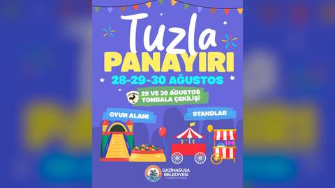 Tuzla Panayırı 28-30 Ağustos'ta düzenlenecek
