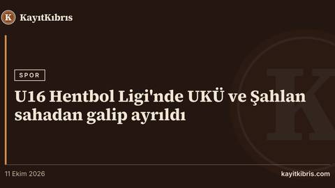 U16 Hentbol Ligi'nde UKÜ ve Şahlan sahadan galip ayrıldı