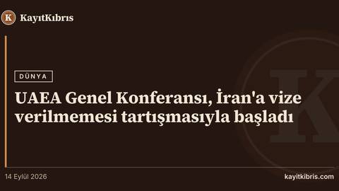 UAEA Genel Konferansı, İran'a vize verilmemesi tartışmasıyla başladı