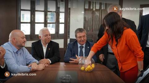 UBP Girne'de meclis üyesi aday sıralaması kura ile belirlendi