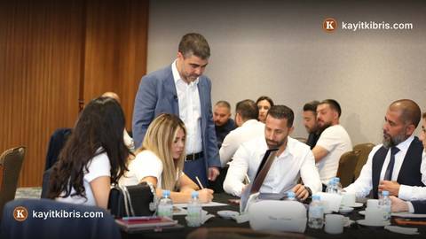 UBP'nin LTB Başkan adayı Aktunç, parti meclis adaylarıyla buluştu