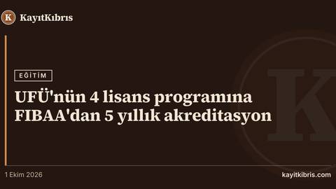 UFÜ'nün 4 lisans programına FIBAA'dan 5 yıllık akreditasyon