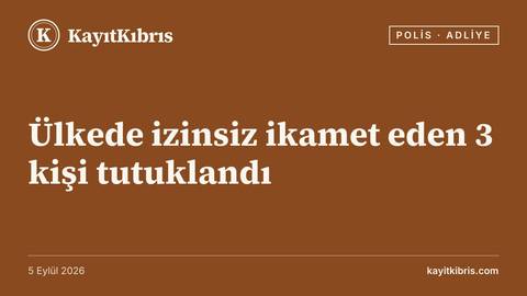 Ülkede izinsiz ikamet eden 3 kişi tutuklandı