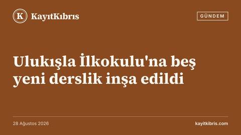 Ulukışla İlkokulu'na beş yeni derslik inşa edildi