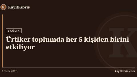Ürtiker toplumda her 5 kişiden birini etkiliyor