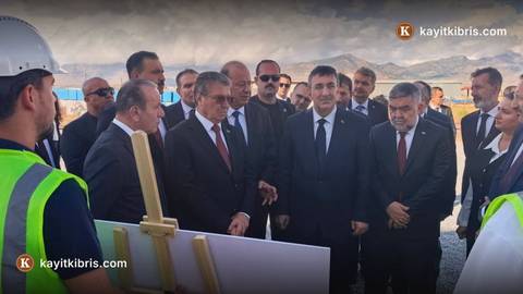 Üstel ve Yılmaz, Yeni Lefkoşa Hastanesi inşaatını inceledi
