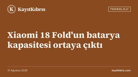 Xiaomi 18 Fold'un batarya kapasitesi ortaya çıktı
