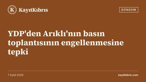 YDP'den Arıklı'nın basın toplantısının engellenmesine tepki