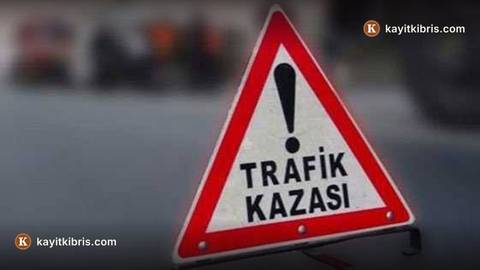Yedikonuk-Kaplıca ana yolunda araç takla attı, yaralı yok
