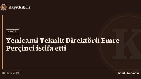 Yenicami Teknik Direktörü Emre Perçinci istifa etti