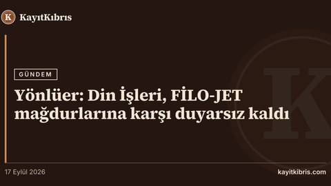 Yönlüer: Din İşleri, FİLO-JET mağdurlarına karşı duyarsız kaldı
